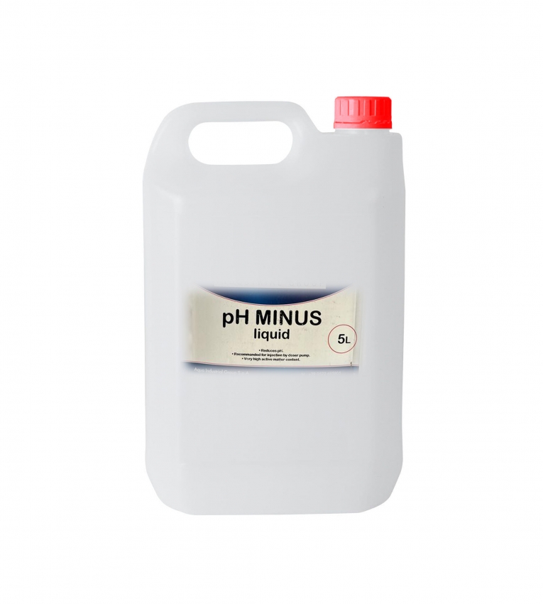 pH minus liquid for pool