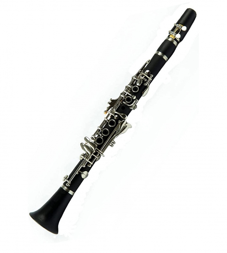 Ebonite 13 Key E-Flat Clarinet With Hard Case Extra Reed And Pair of Gloves