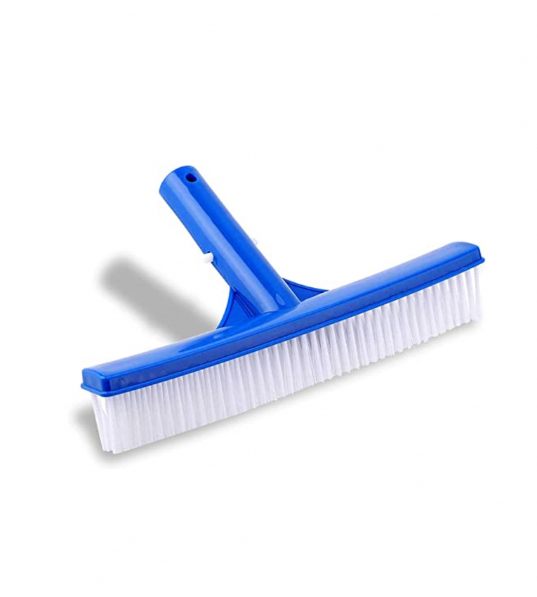 Swimming Pool Plastic Brush Head, 10 Inch Heavy-Duty Nylon Bristles Pool Brush Head