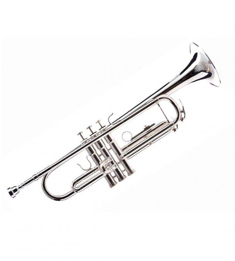 Trumpet BB Flat Premium Quality Silver Color