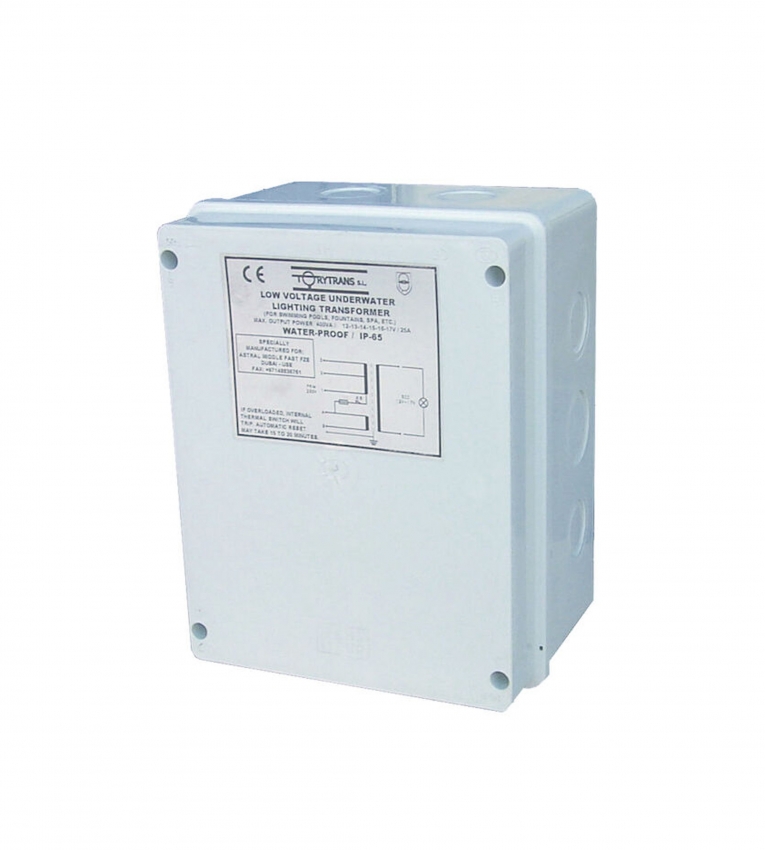 Encapsulated security transformer IP-65 for pool - Astral Pool